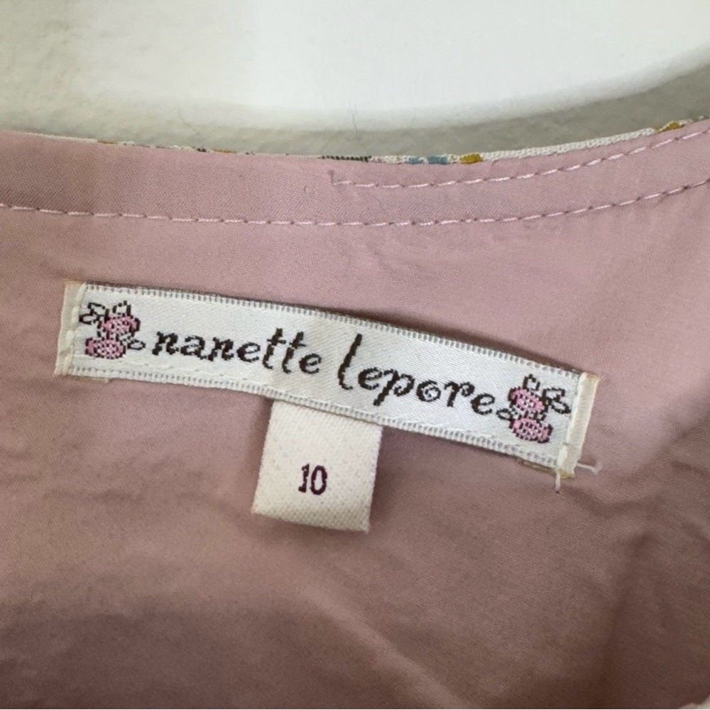 RARE Vintage Nanette Lepore Dusty Pink Tapestry Corset Top - Picture 12 of 15